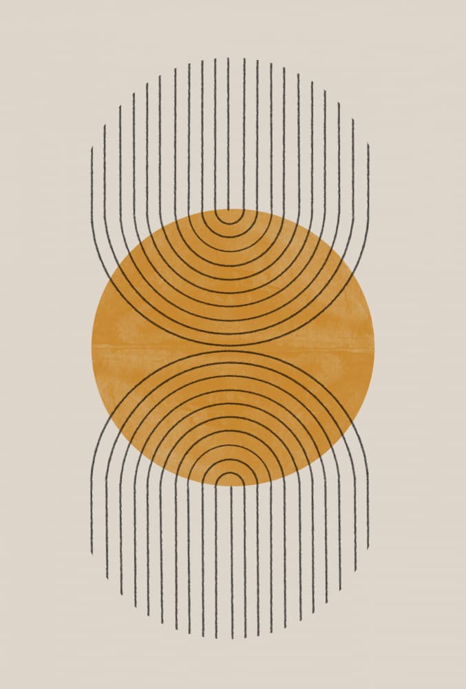 Symmetric Waves by THE MIUUS STUDIO — canvas wall art