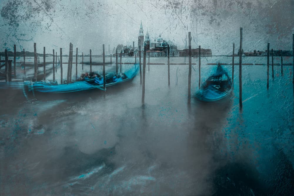 Venice Blue Dream by Carmine Chiriacò — canvas wall art
