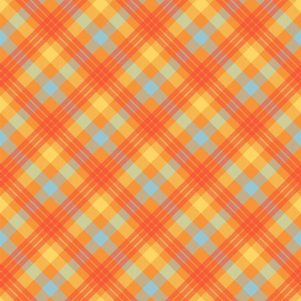 Cozy Autumn Plaid by Marika Barsrsind — canvas wall art