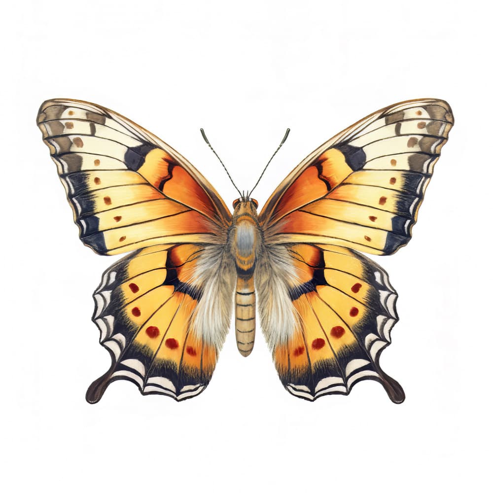 Vibrant Butterfly Wings by Bilge Paksoylu — canvas wall art