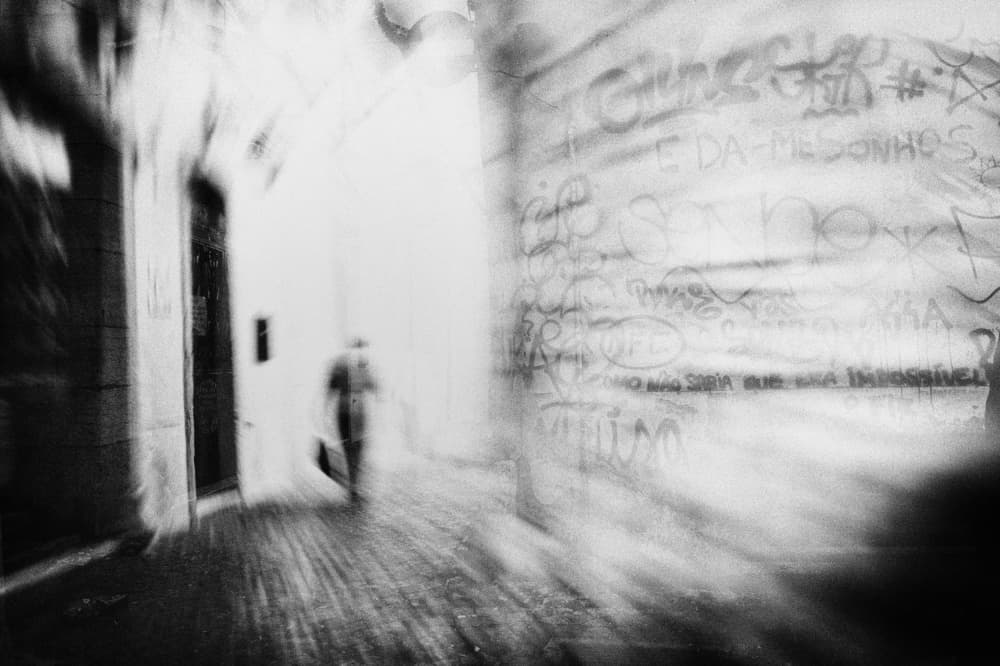 Blurred City Solitude by Eric Drigny — canvas wall art