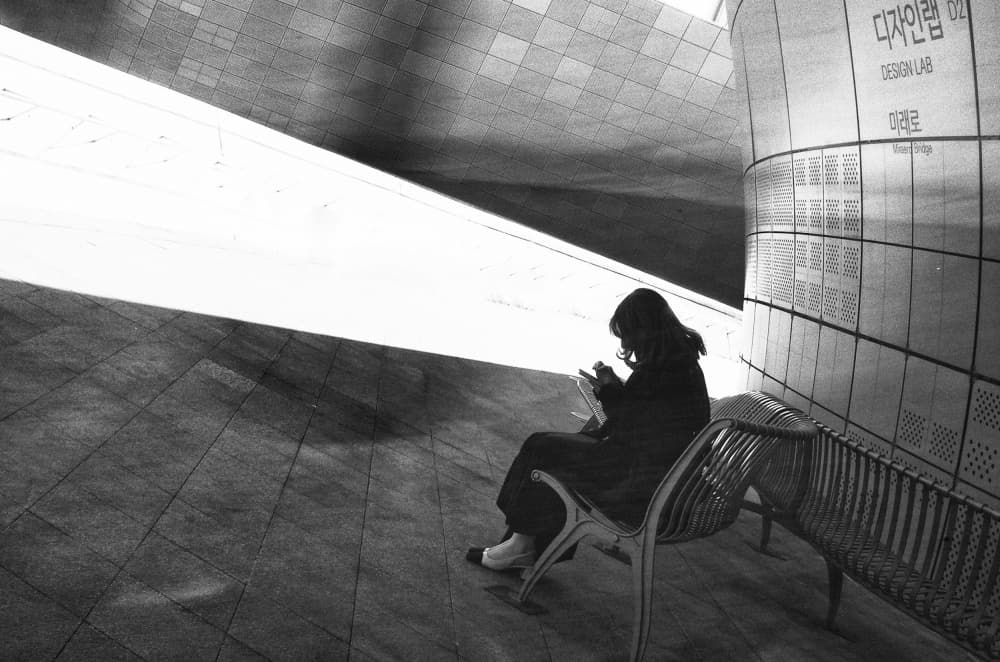 Modern Solitude in Light by Mi Young Choi — canvas wall art