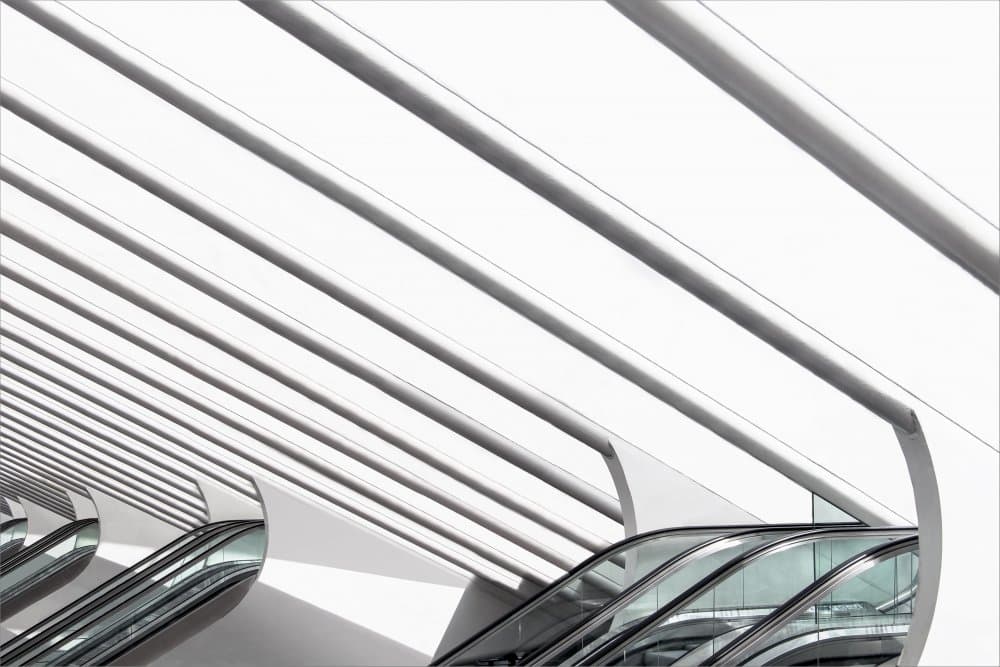 Dynamic Modern Architecture by Michael Eßig — canvas wall art