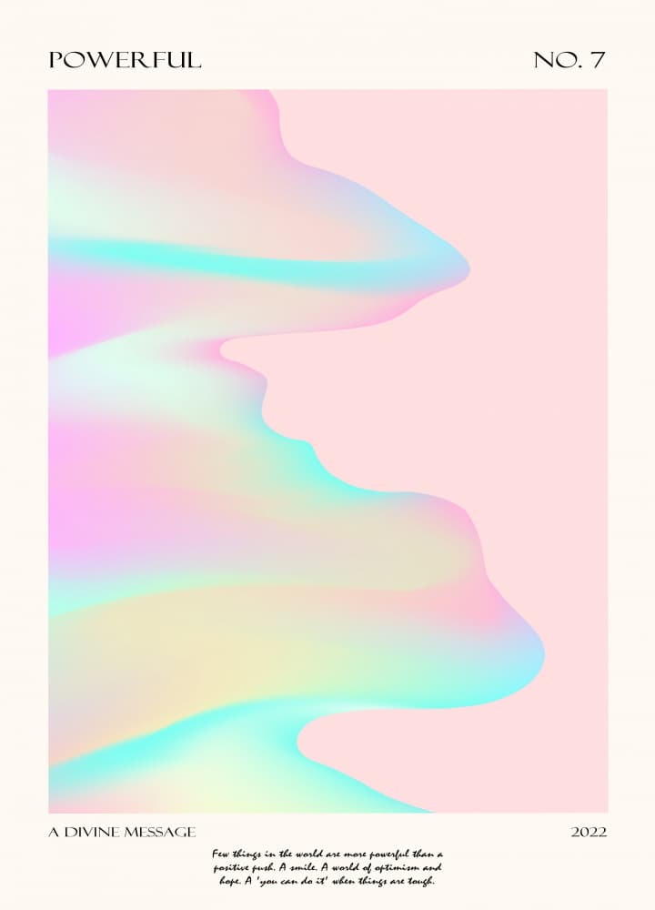 Ethereal Pastel Gradient by Rikke Løndager Boisen — canvas wall art