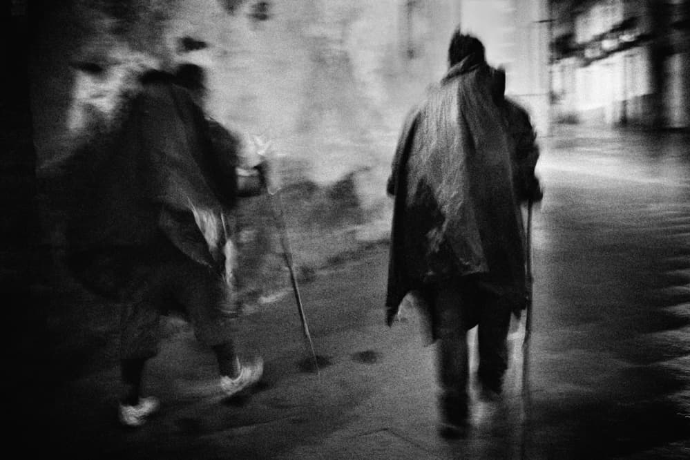 Dark Night Walkers by txules — canvas wall art