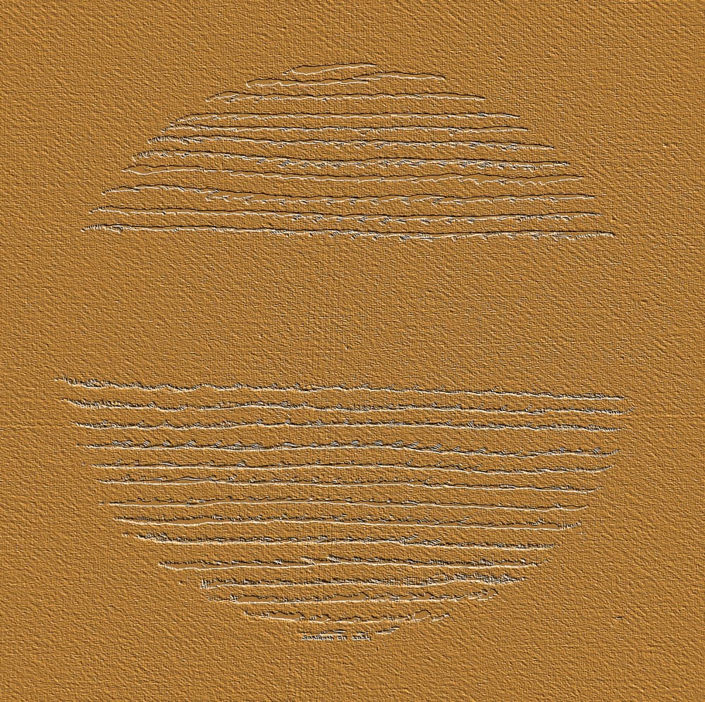 Textured Abstract Circle by Santhosh ch — canvas wall art