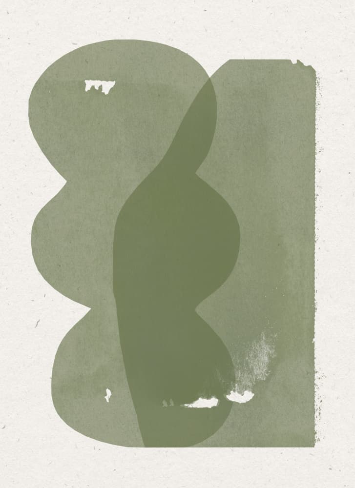 Green Echoes by THE MIUUS STUDIO — canvas wall art