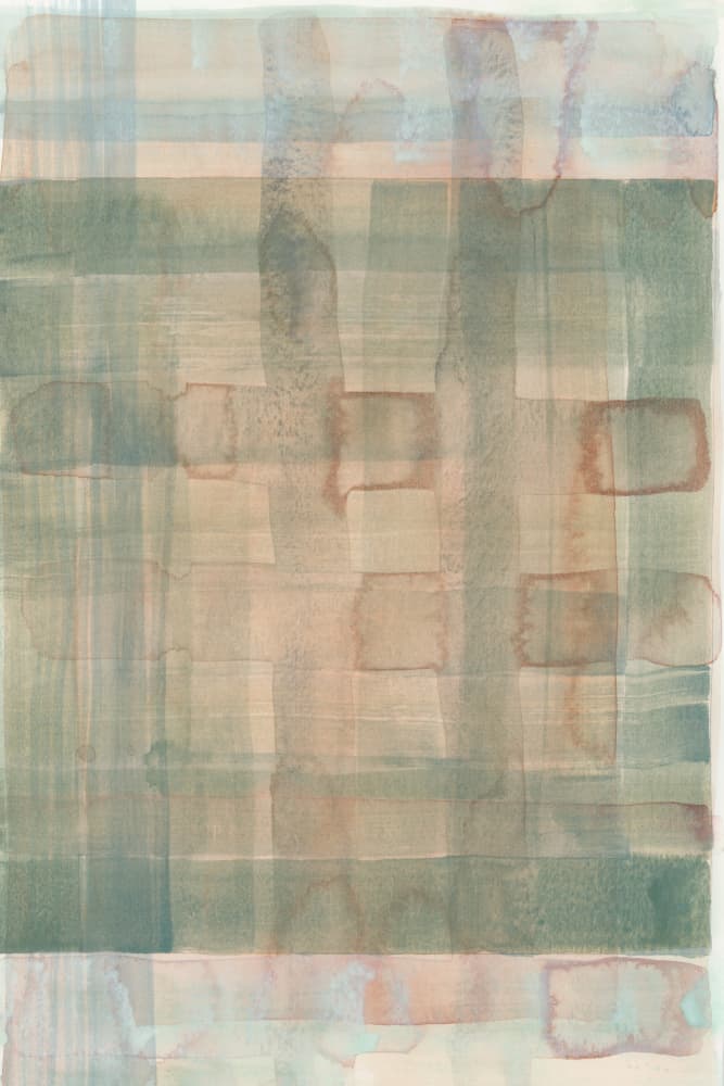 Muted Grid Layers by cartissi — canvas wall art