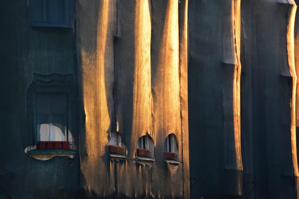Sunlit Covered Facade by Marchevca Bogdan — canvas wall art