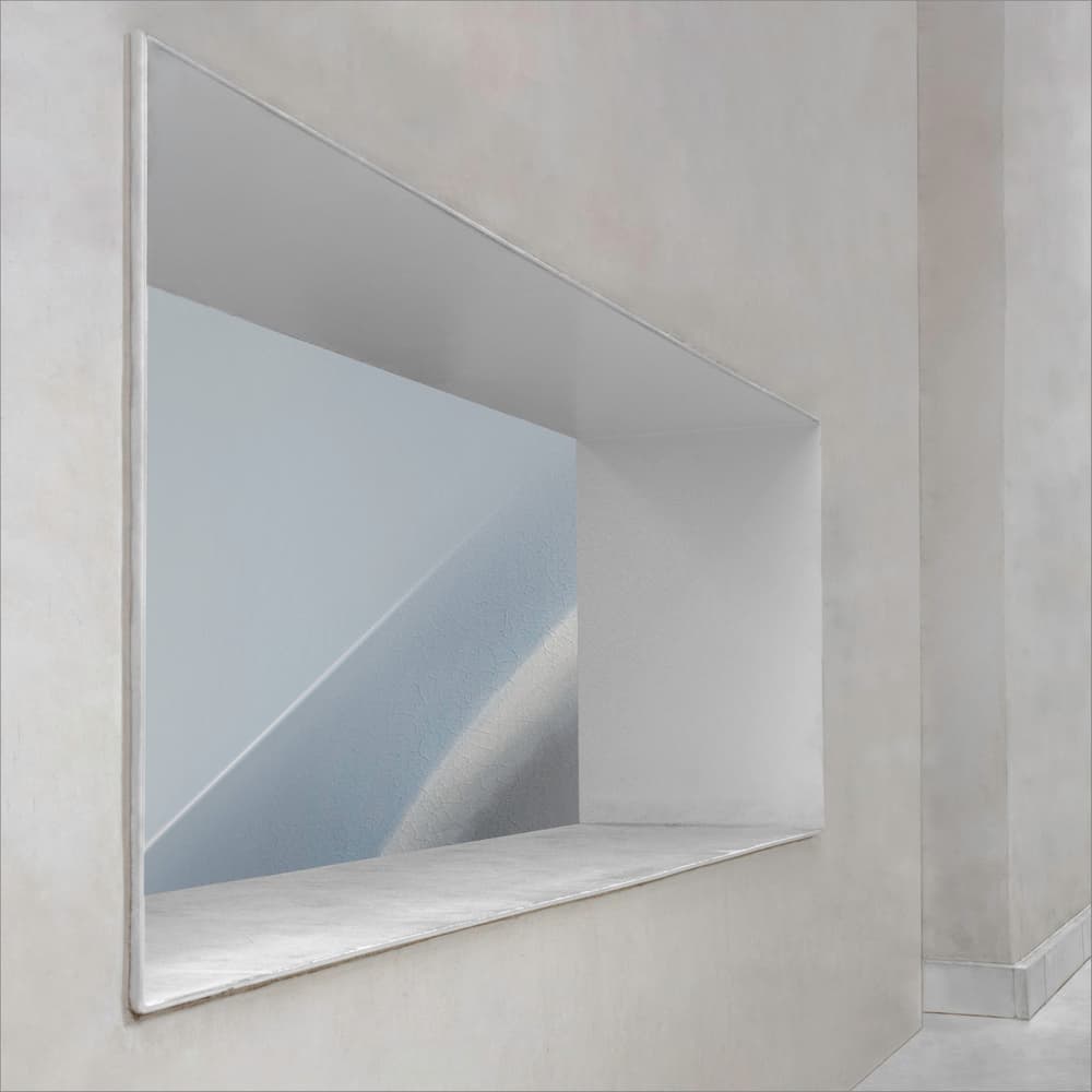 Minimalist Architectural Serenity by Gilbert Claes — canvas wall art
