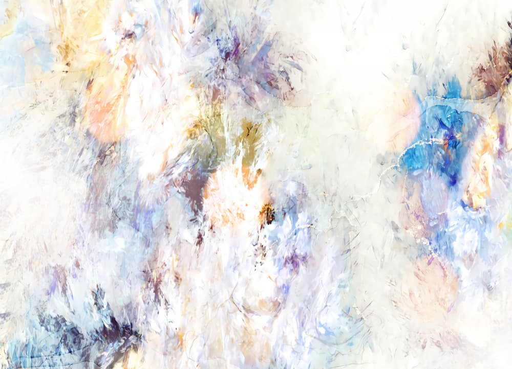 Dreamy Pastel Abstract by Rafal Kulik — canvas wall art