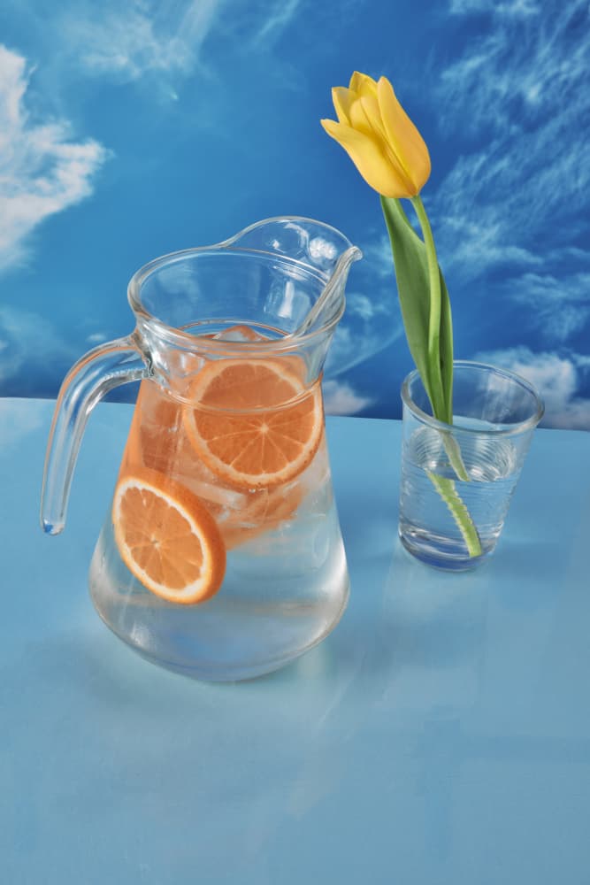 Refreshing Orange Tulip by Julia Ramiro — canvas wall art