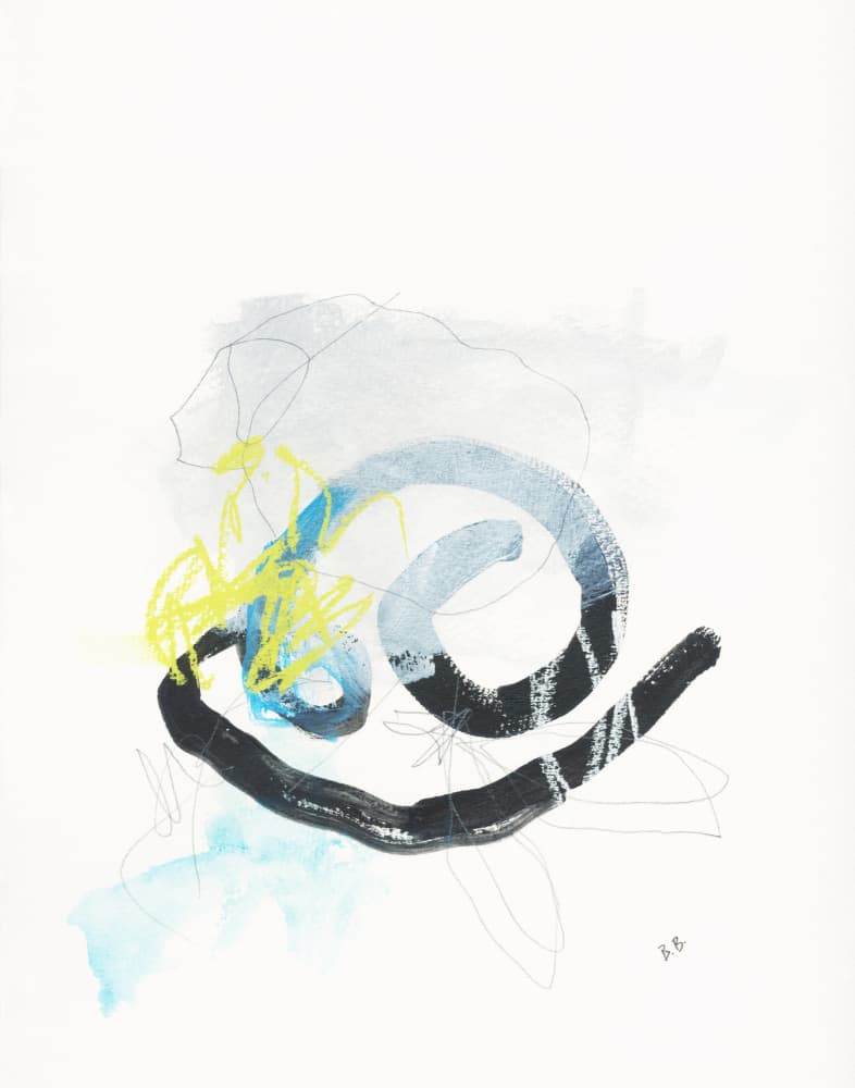 Dynamic Abstract Swirls by Bronwyn Baker — canvas wall art