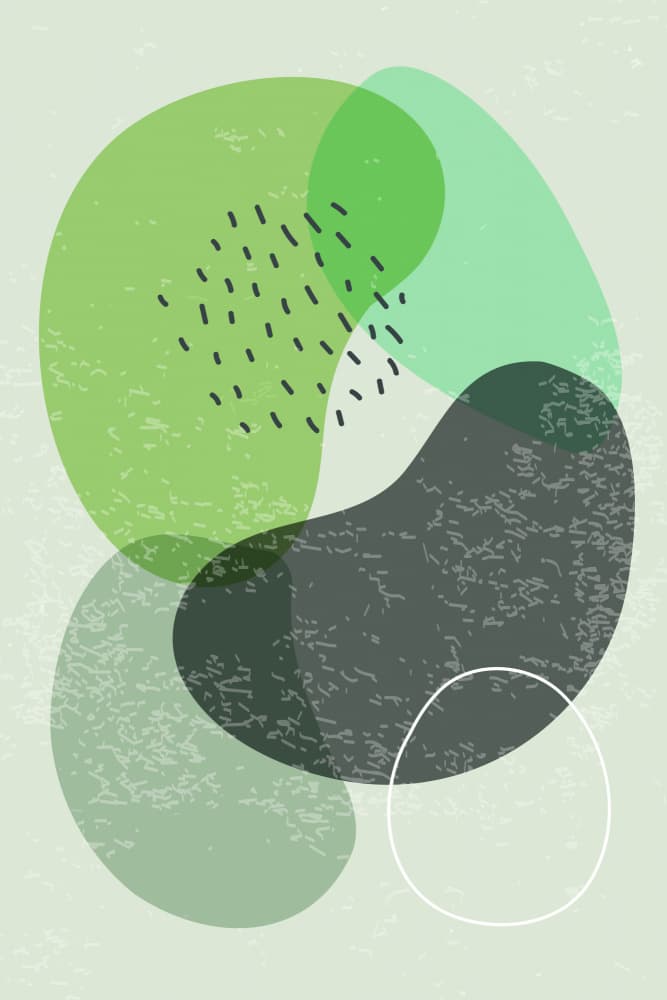 Modern Organic Shapes by jay stanley — canvas wall art