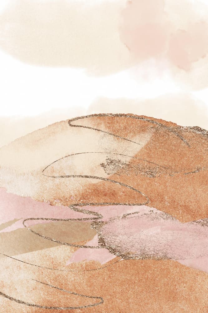 Soft Desert Shimmer by Sally Ann Moss — canvas wall art