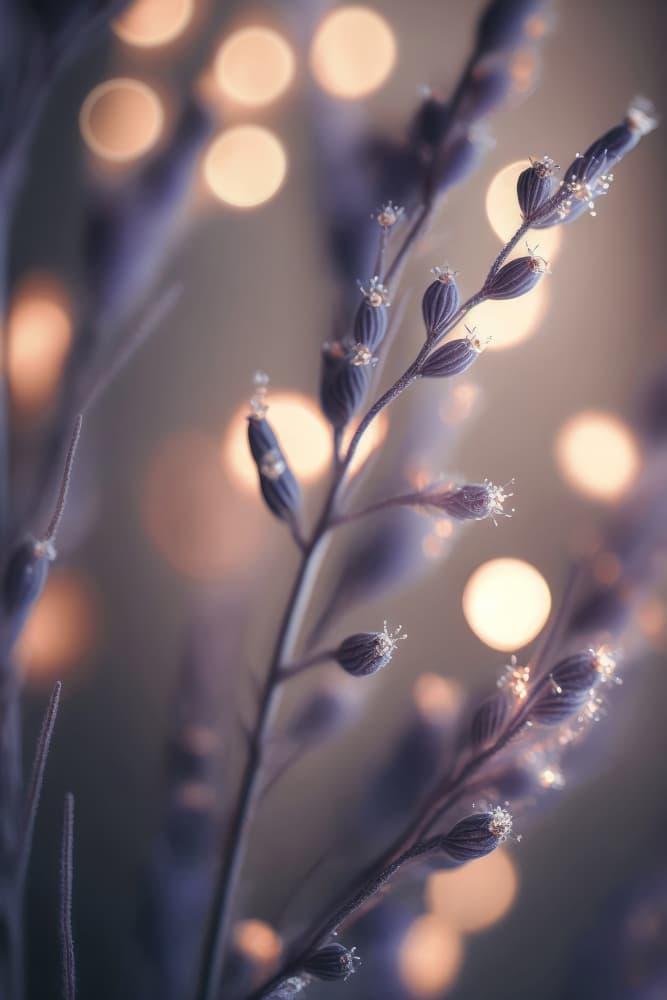 Dreamy Lavender Hues by Treechild — canvas wall art
