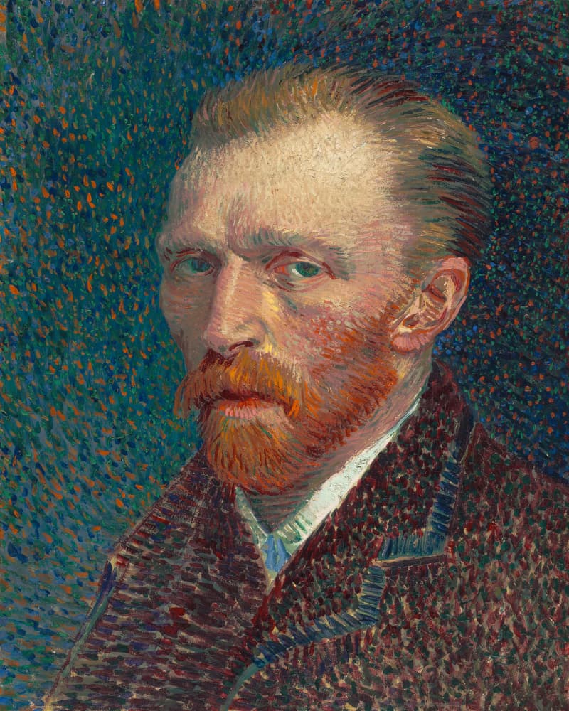 Self-Portrait by Vincent Van Gogh — canvas wall art