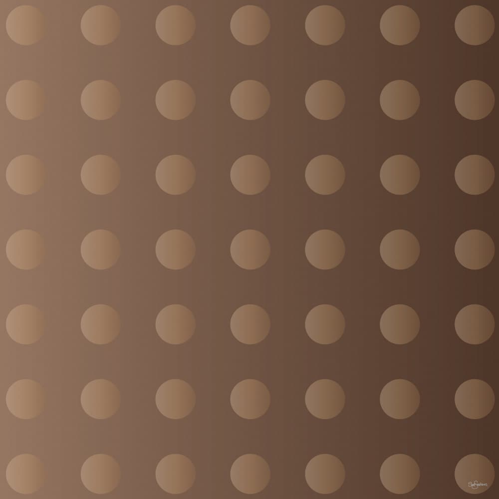 Chocolate Dot Grid by Sue Skellern — canvas wall art