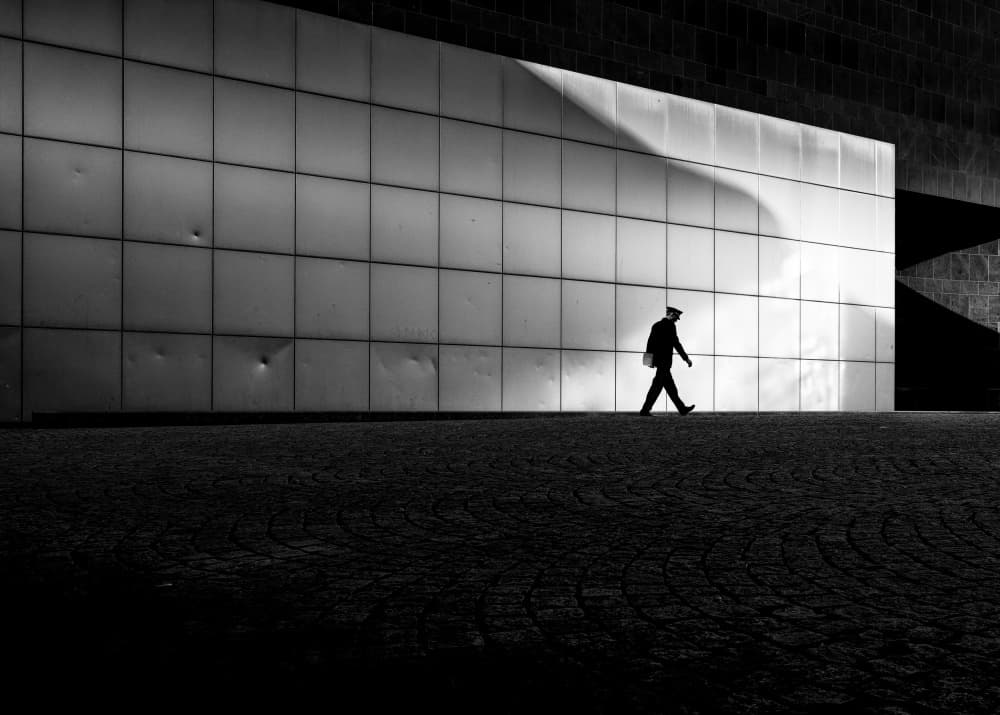 Urban Light And Shadow by Andreas Timar — canvas wall art