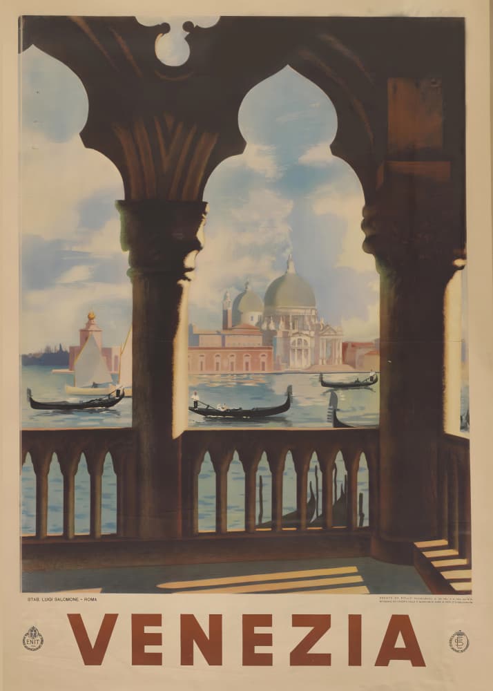 Venice Grand Canal View by Andreas Magnusson — canvas wall art
