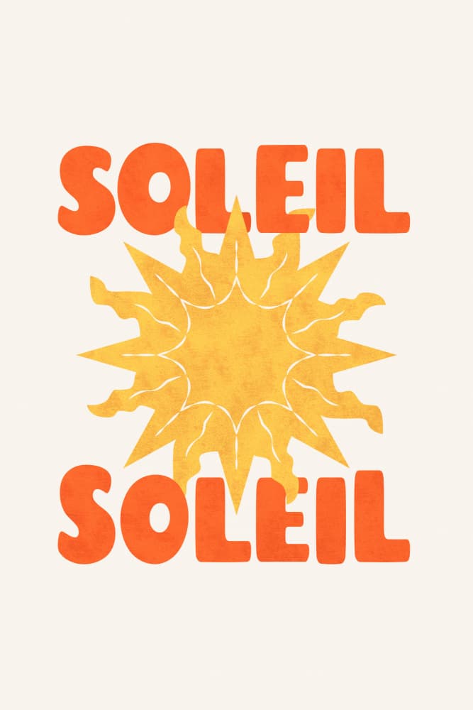 Bright Soleil Sunshine by Karen Menzenbach — canvas wall art