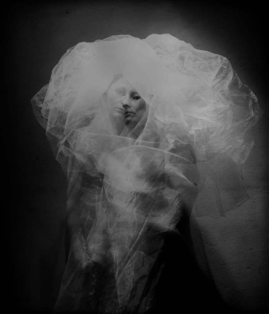 Veiled Ethereal Woman by Yaroslav Vasiliev-Apostol — canvas wall art
