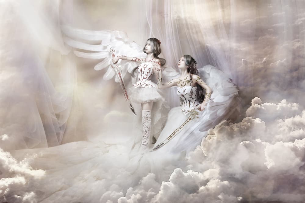 Ethereal Angel Warriors by Hiroaki Suemasa — canvas wall art