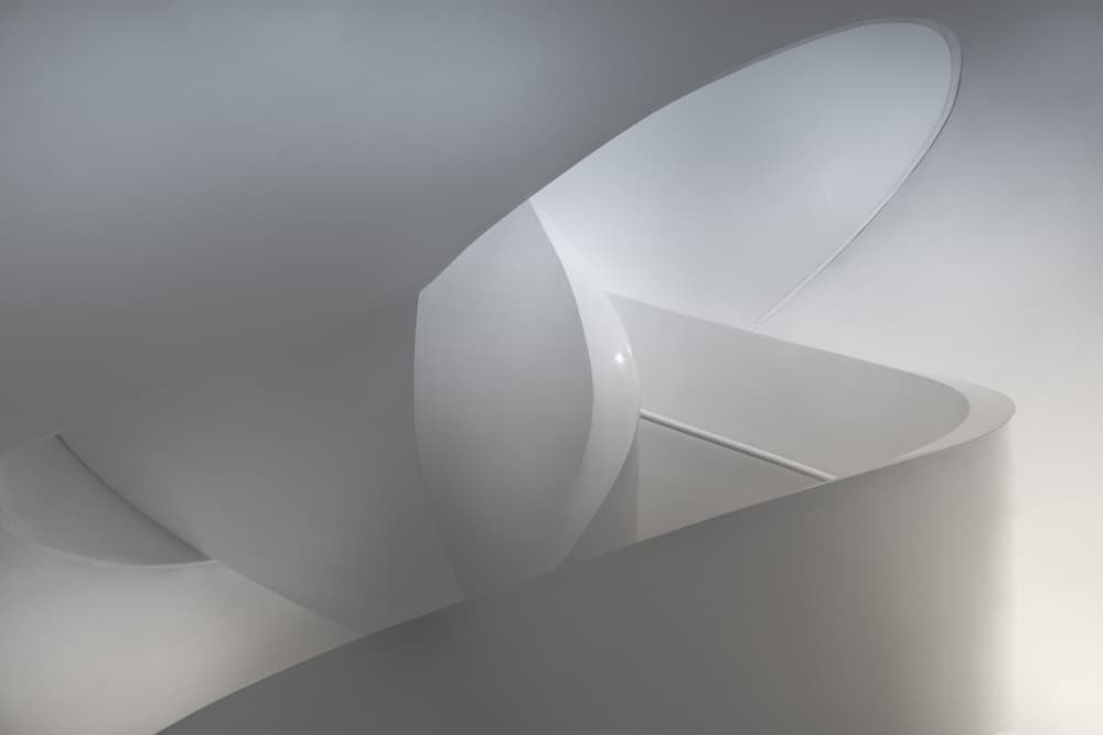 Sculptural White Space by Stephan Rückert — canvas wall art