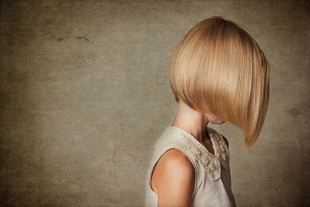 Mysterious Blonde Bob by Bianca Dijck — canvas wall art