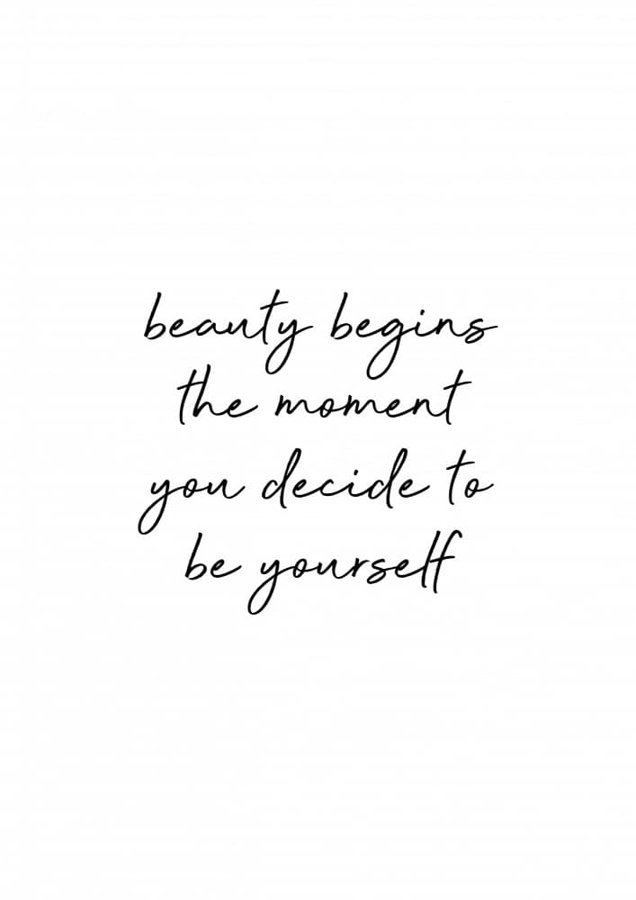 Beauty Begins The Moment by Orara Studio — canvas wall art