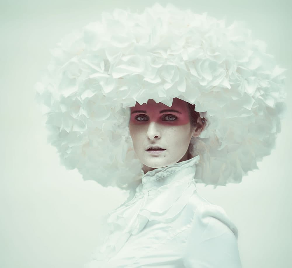 Ethereal White Bloom by kenp — canvas wall art