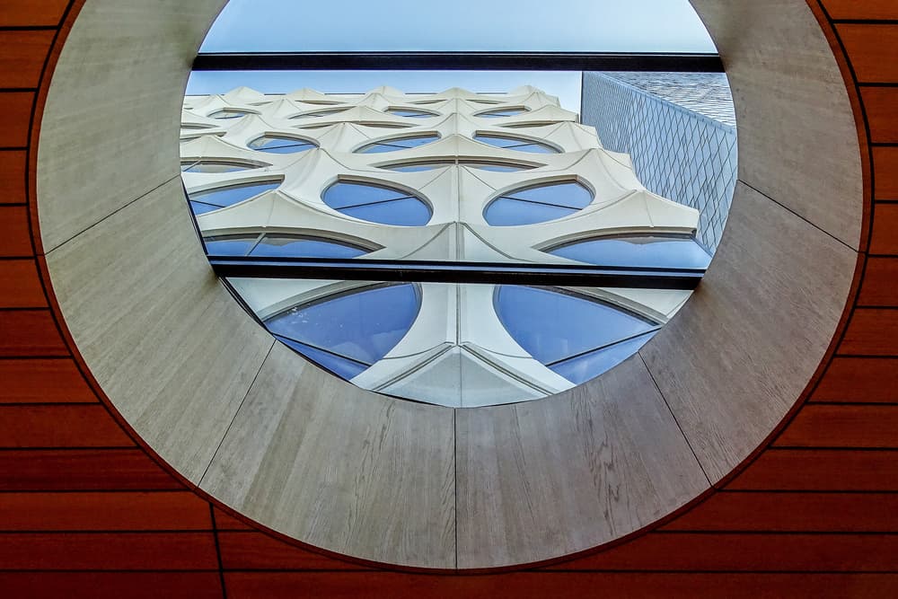 Modern Geometric Windows by Henk van Maastricht — canvas wall art