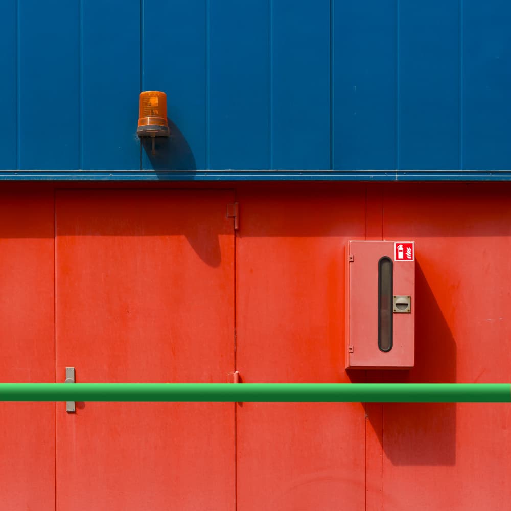 Industrial Color Block by Greetje van Son — canvas wall art