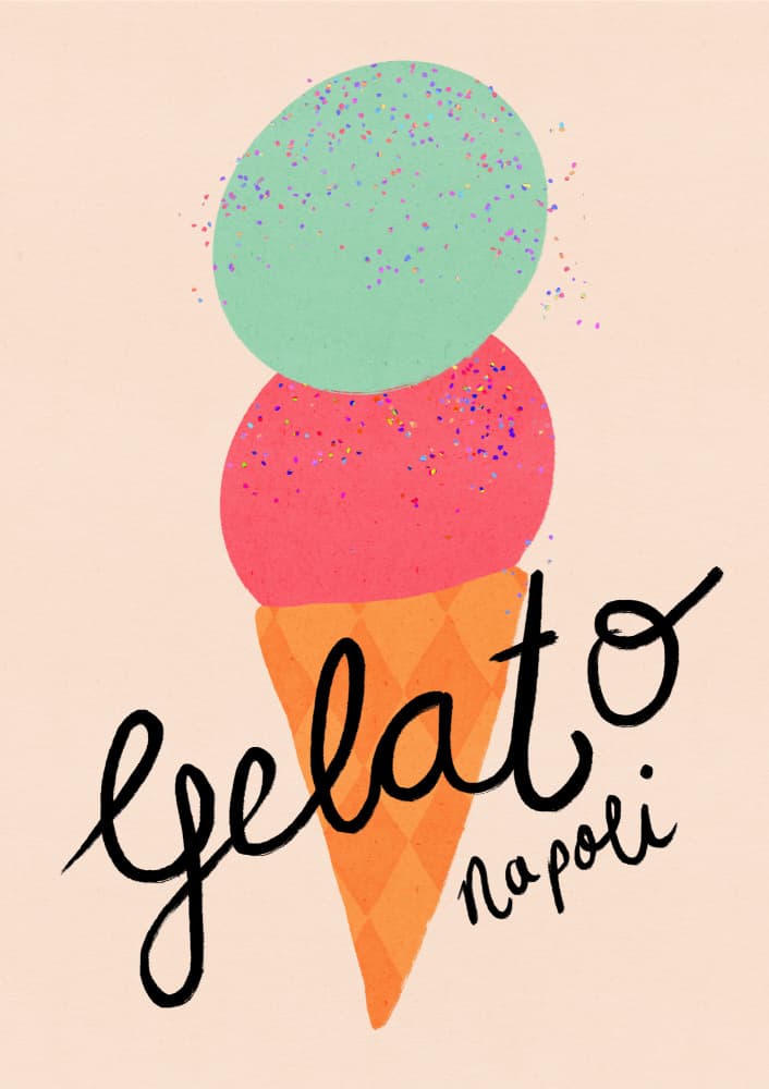 Gelato Napoli Cone