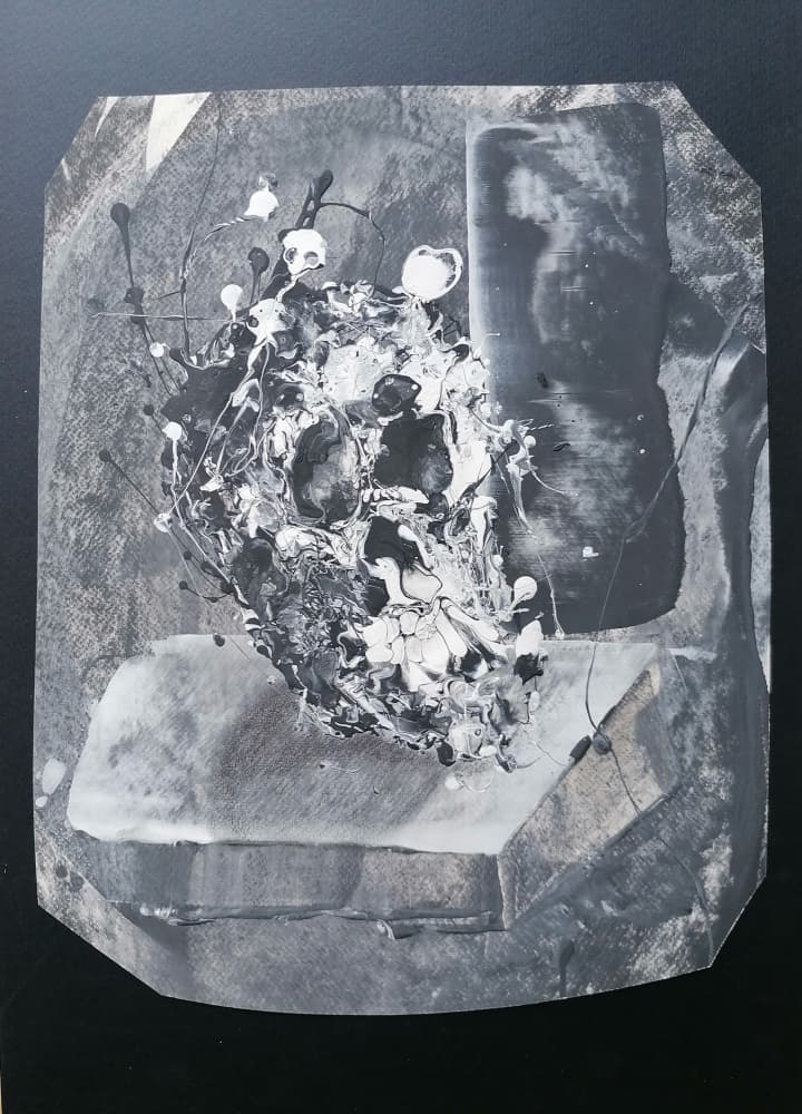 Abstract Skull Still Life by Stefano Mazzolini — canvas wall art