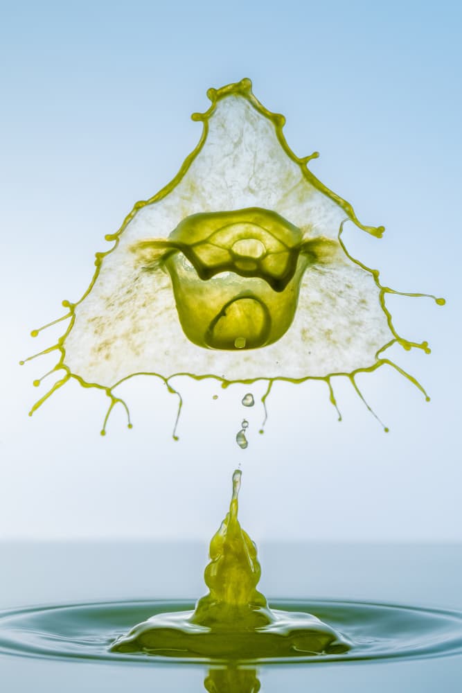 Dynamic Liquid Splash by Franco Tessarolo — canvas wall art