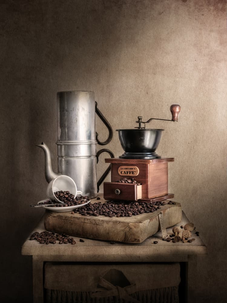 Vintage Coffee Still Life by Cristiano Giani — canvas wall art