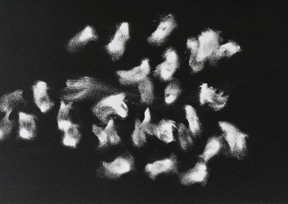 Glowing Organic Forms by Santhosh ch — canvas wall art