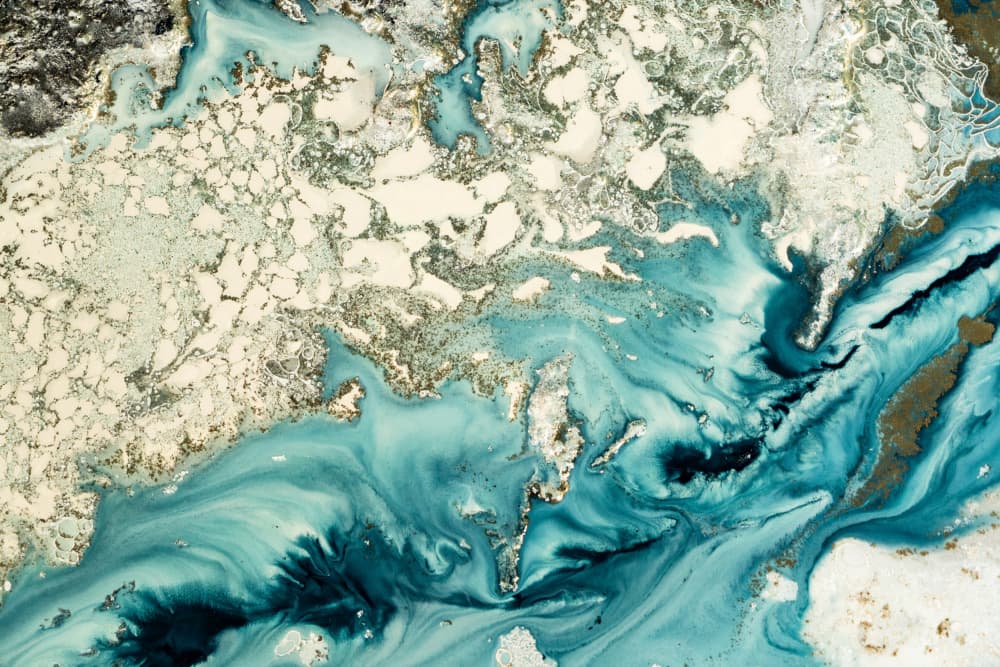 Ocean’s Embrace - Enigma by Petra Meikle de Vlas — canvas wall art