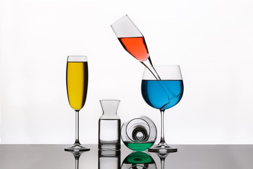 Vibrant Liquid Display by AYMAN KHRBAWE — canvas wall art