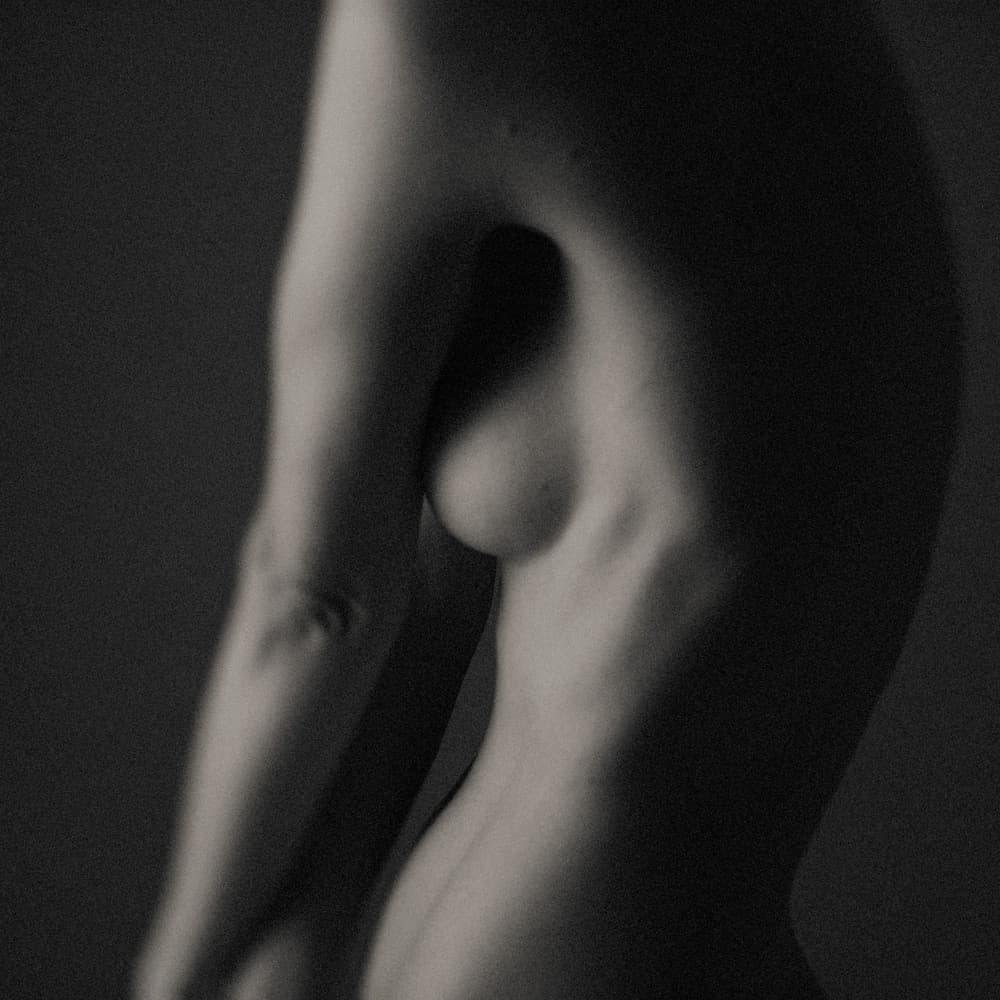 Female Form in Shadow by Mel Brackstone — canvas wall art