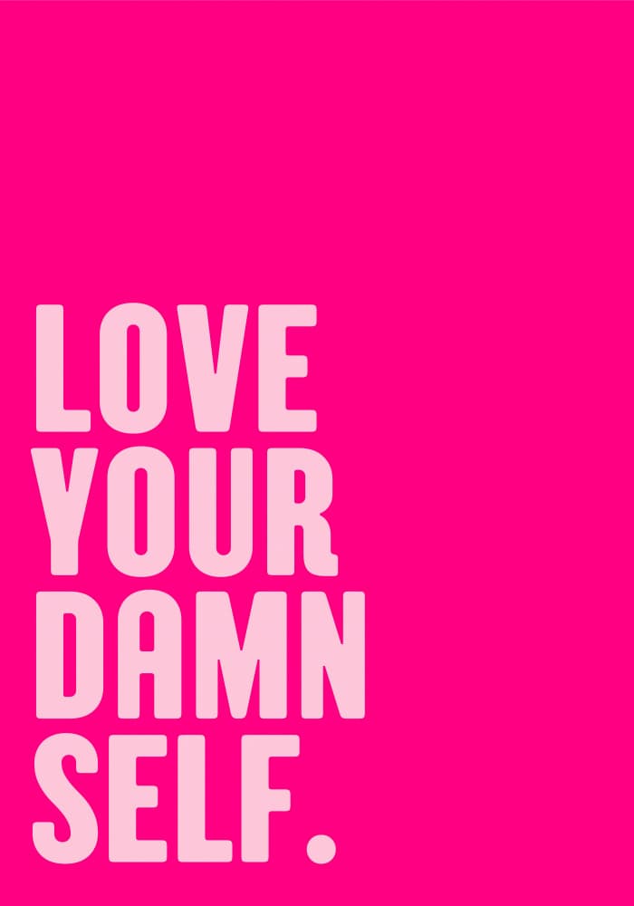 Self-Love Boldly by Athene Fritsch — canvas wall art