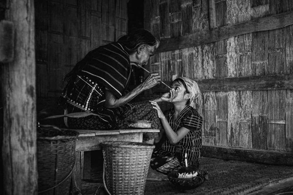 Generational Beauty Ritual by ADIREK M — canvas wall art