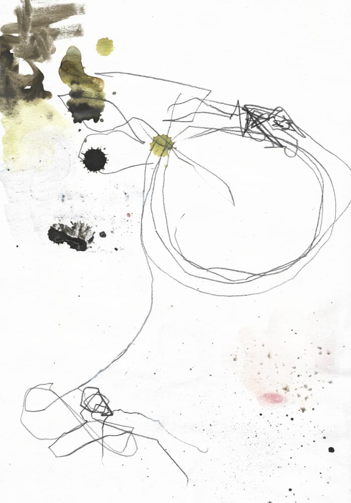 Abstract Ink Flow by Annick — canvas wall art