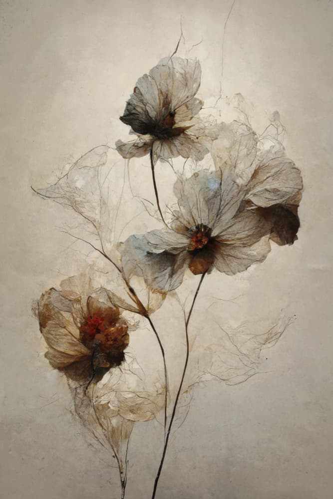 Whispering Petals by Treechild — canvas wall art
