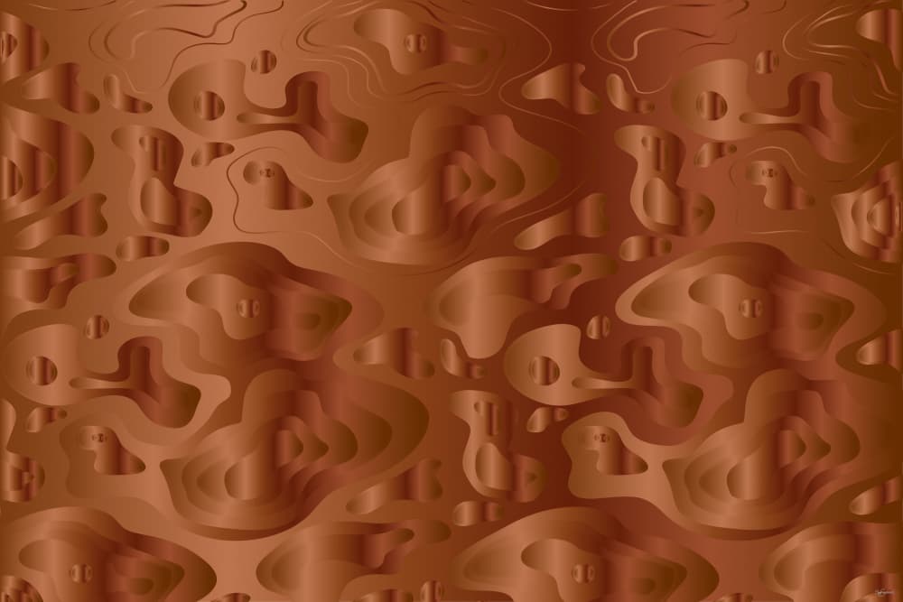 Molten Copper Flow by Sue Skellern — canvas wall art