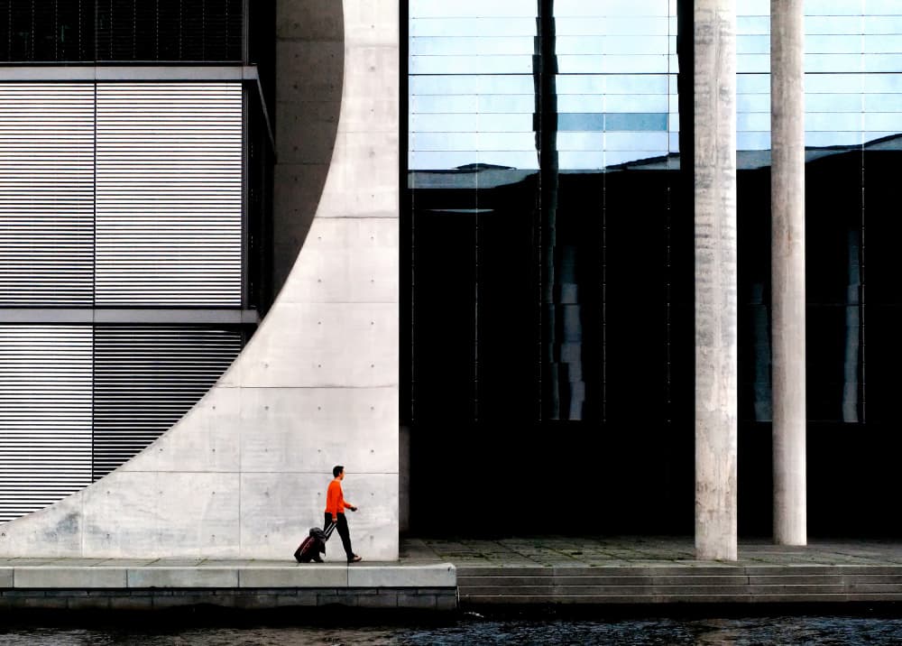 Modern Urban Traveler by Eric Mattheyses — canvas wall art