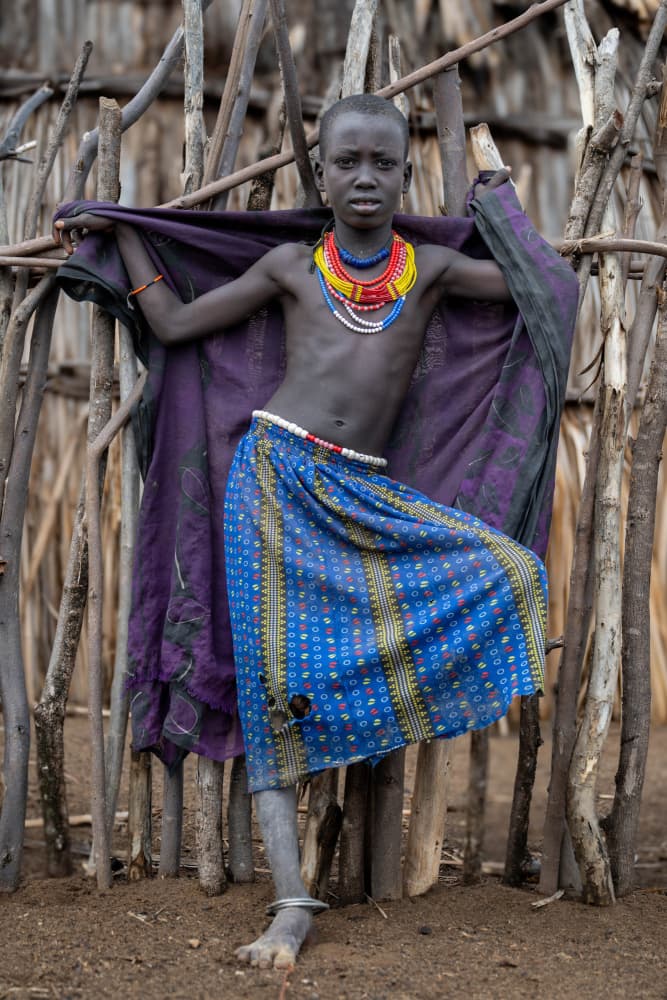 Striking African Child by Ilana Lam — canvas wall art