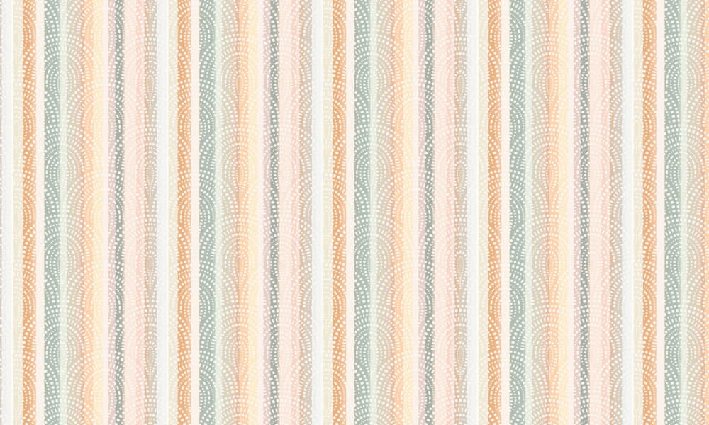 Soft Pastel Stripes by Sue Skellern — canvas wall art