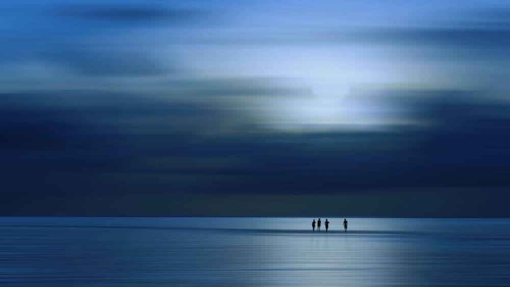 Walking Towards Light by Harry Bünger — canvas wall art